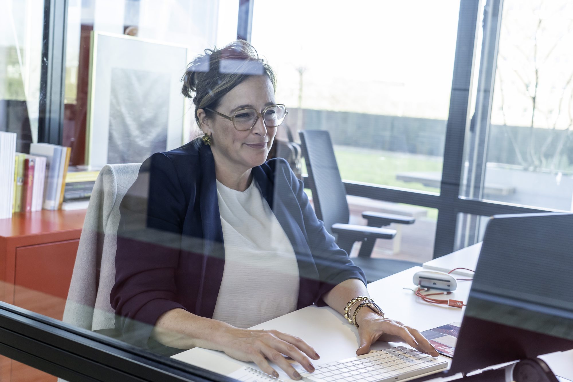 Collega aan het werk